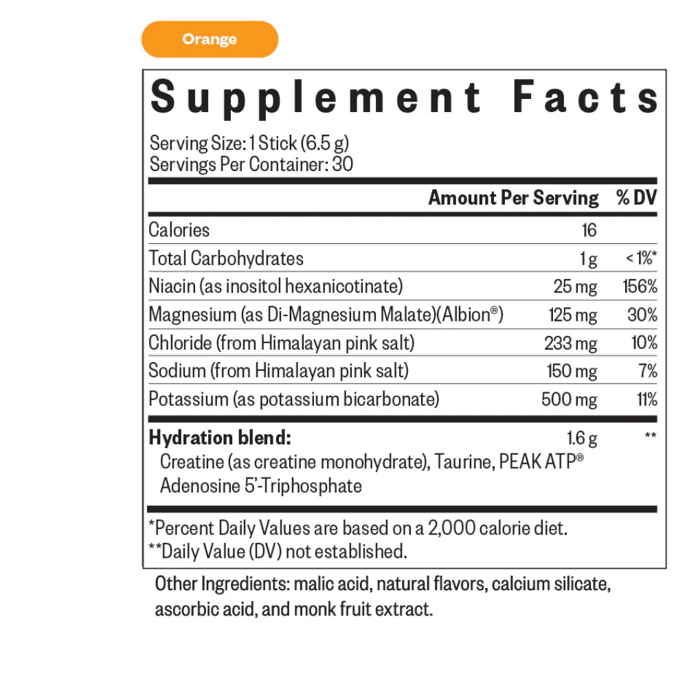 OPTIMAL ELECTROLYTE STICKS