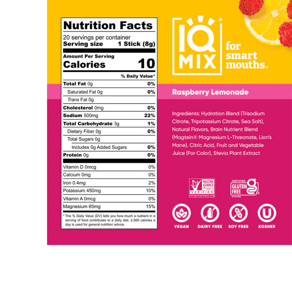 IQ MIX RASPBERRY LEMONADE