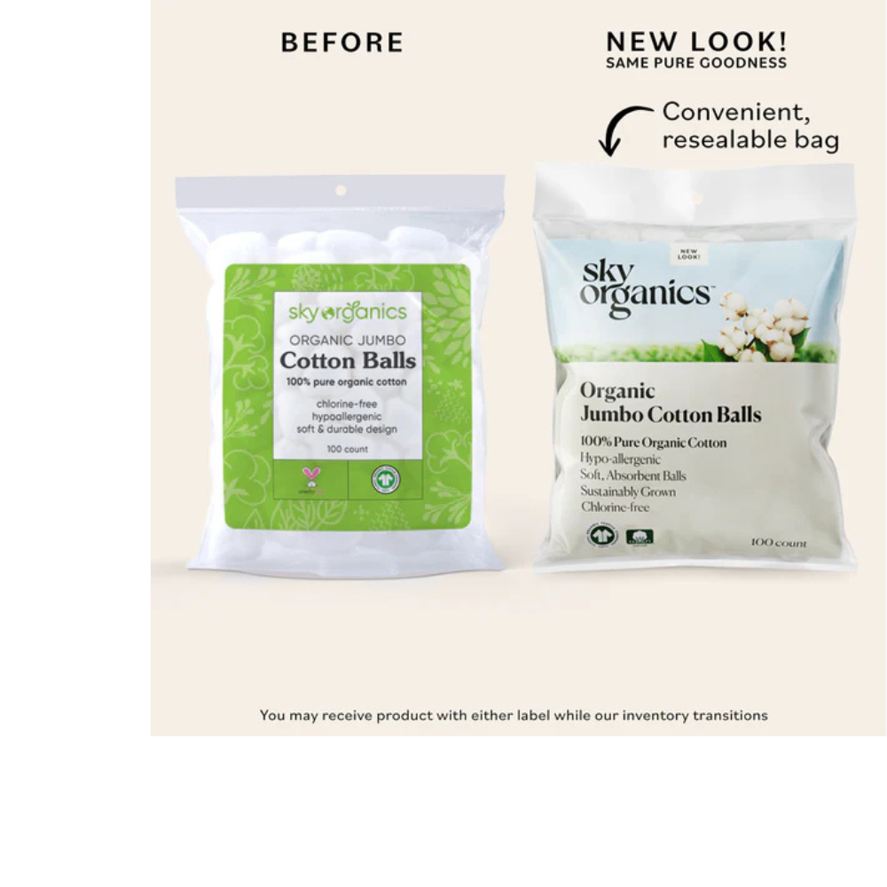ORGANIC JUMBO COTTON BALLS