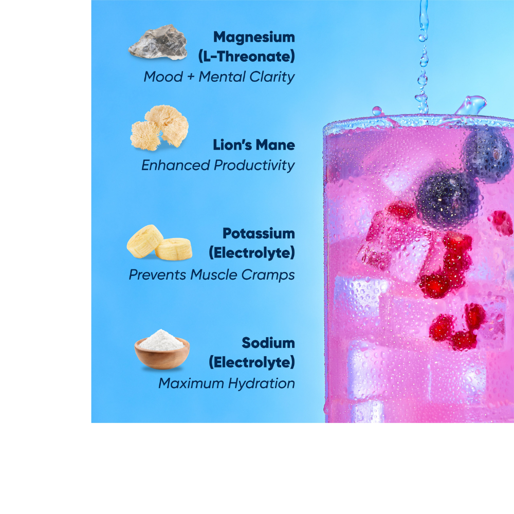 IQ MIX BLUEBERRY POMEGRANATE