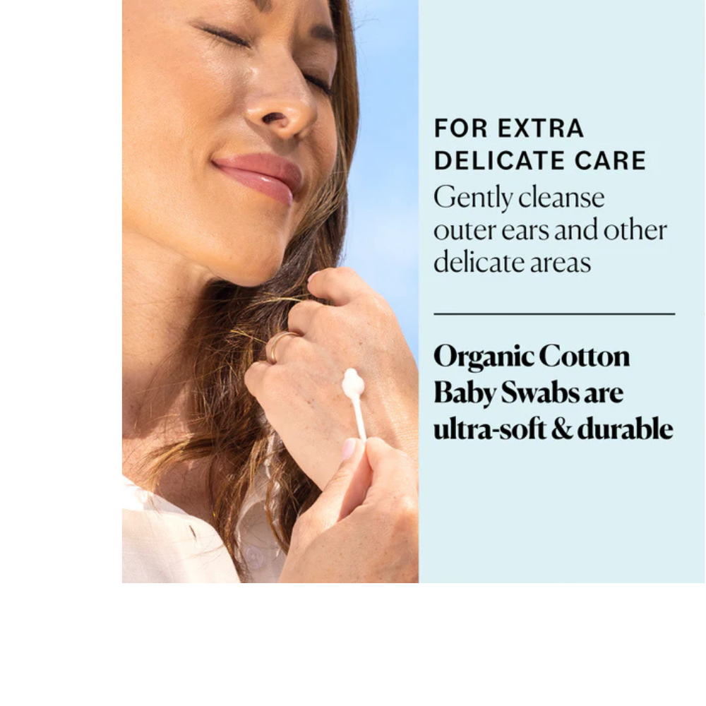ORGANIC BABY COTTON SWABS