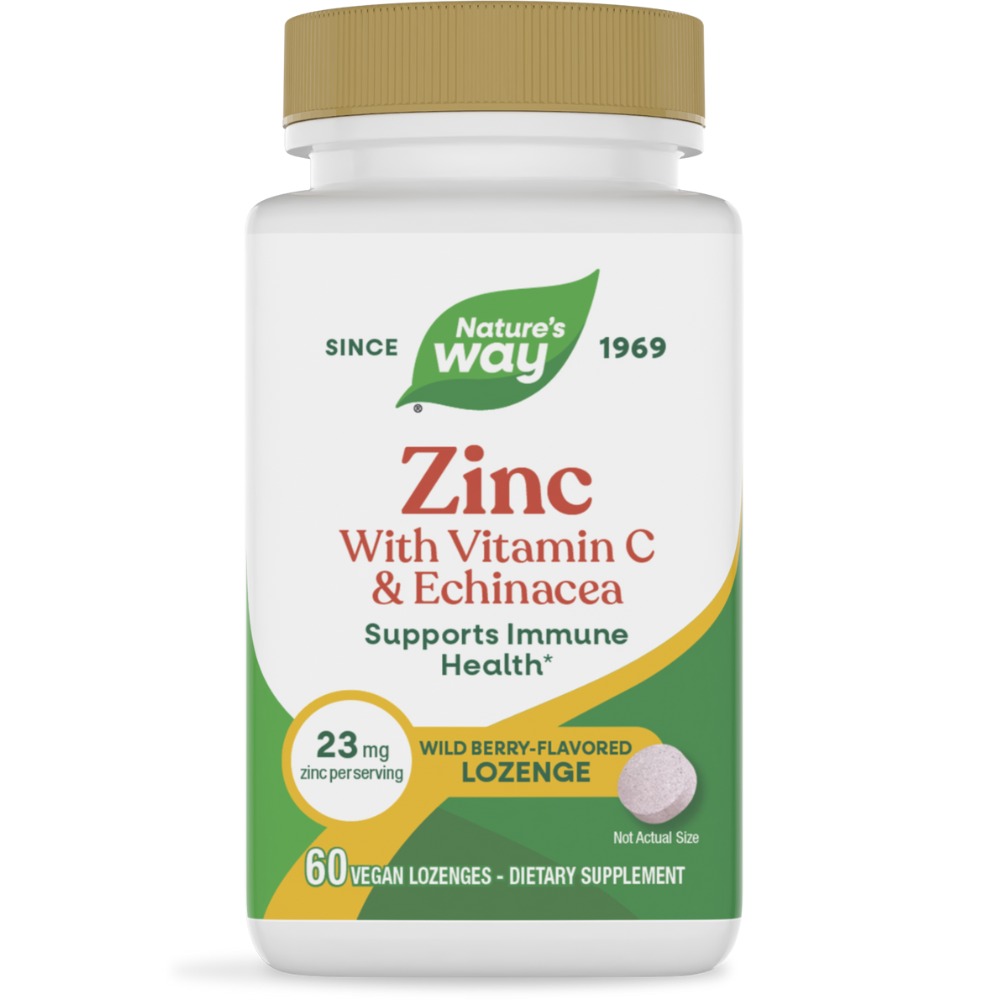 ZINC LOZENGES WITH VITAMIN C AND ECHINACEA