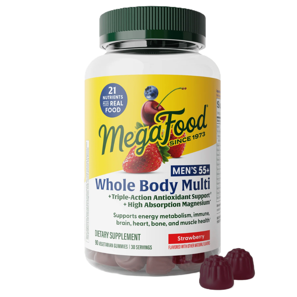 Gomitas multivitamínicas para hombres de más de 55 años para todo el cuerpo