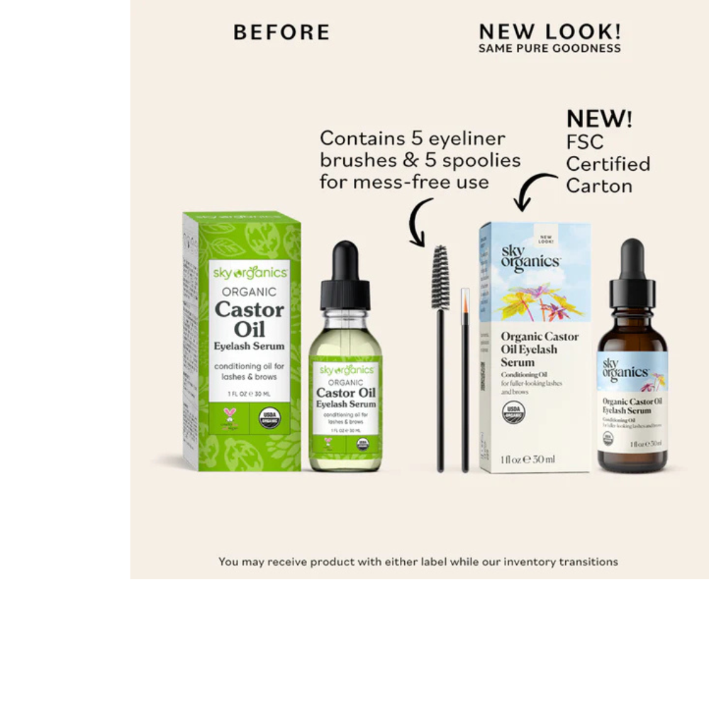 ORGANIC CASTOR OIL EYELASH SERUM