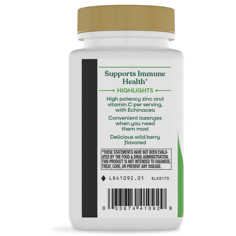 ZINC LOZENGES WITH VITAMIN C AND ECHINACEA