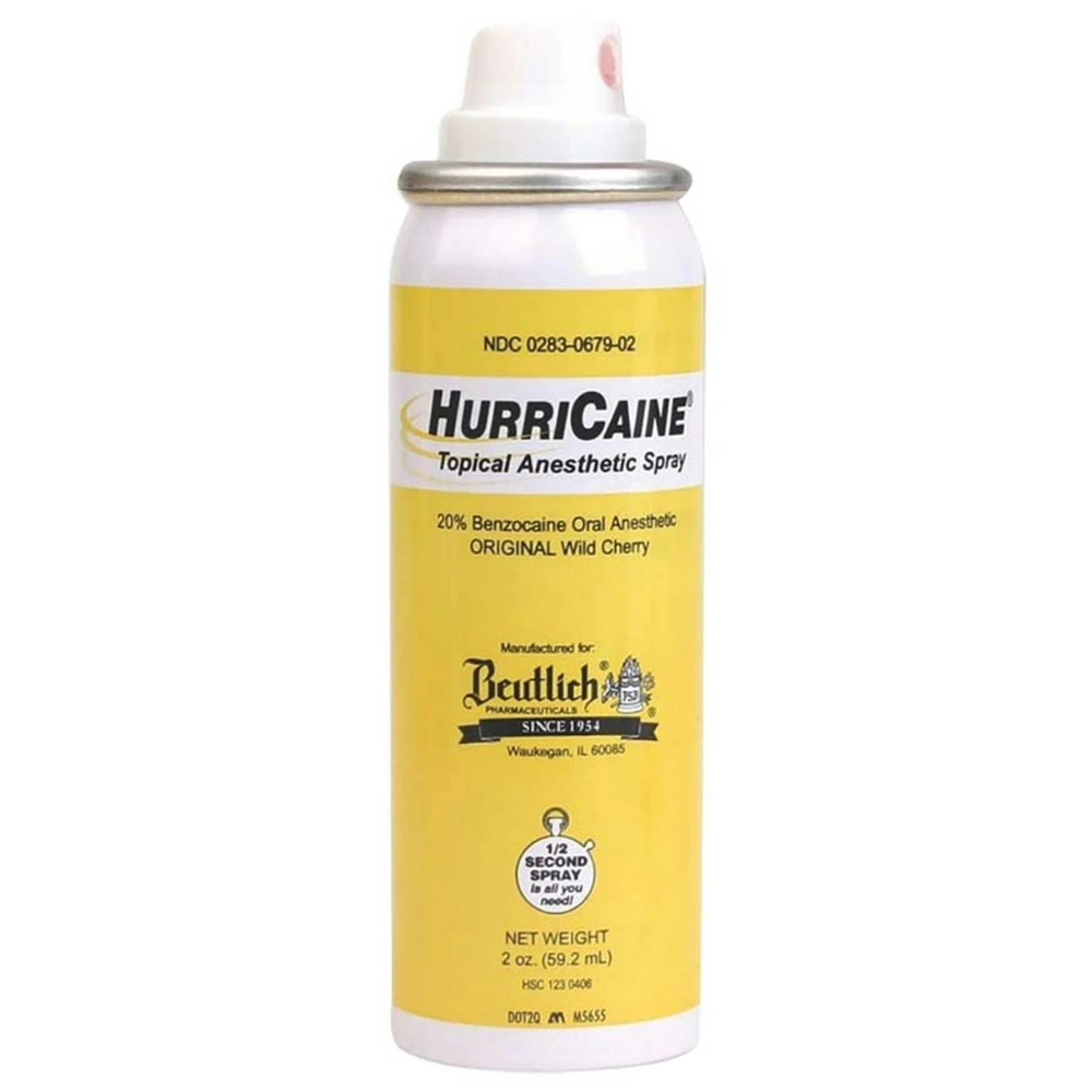 PULVERIZADOR DE ANESTÉSICO TÓPICO HURRICAINE