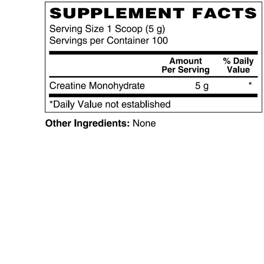 Creatine Monohydrate