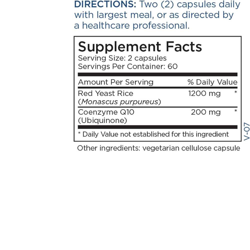 Metabolic Maintenance Red Yeast Rice with CoQ10