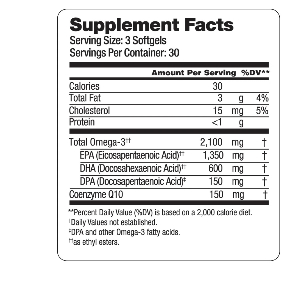 OMEGA-3 2100 MG CON COQ10
