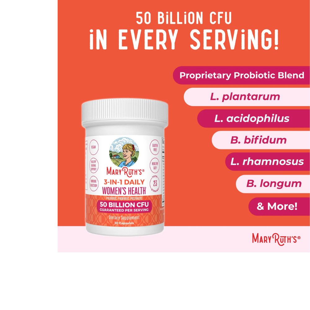 3-IN-1 DAILY WOMEN'S HEALTH CAPSULES 50 BILLION CFU