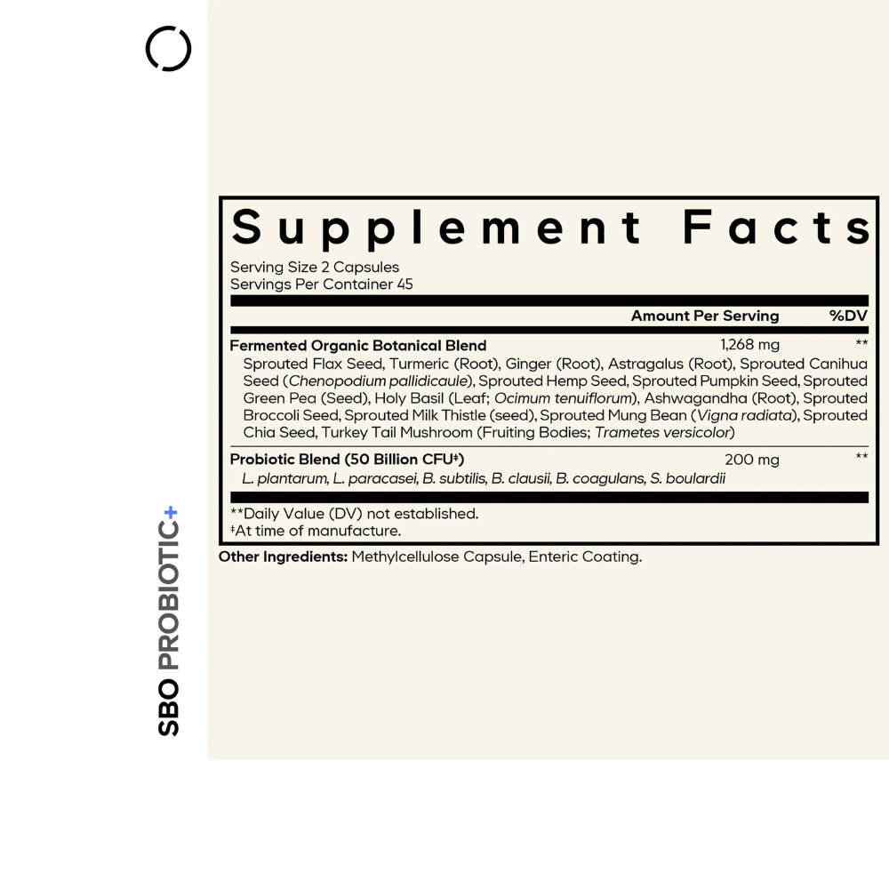 SBO Probiotic+ 50 Billion CFUs