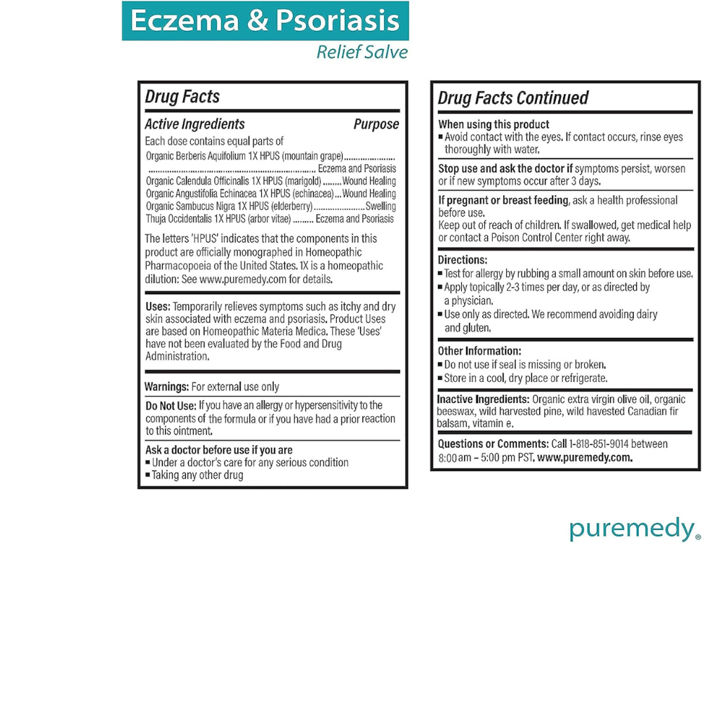 Ungüento para el alivio de los síntomas de eczema y psoriasis