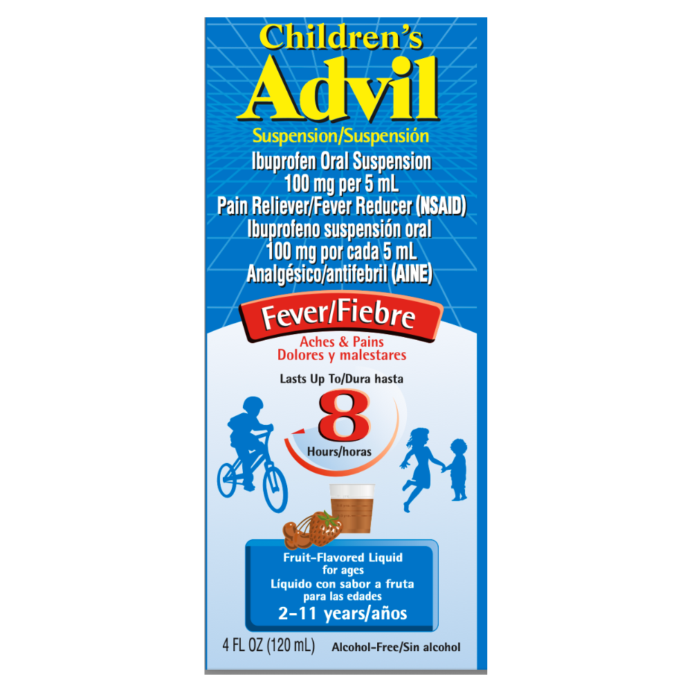 Advil Suspensión Sabor Frutas para Niños