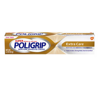 Thumbnail for Super Poligrip Extra Care Dental Adhesive Cream