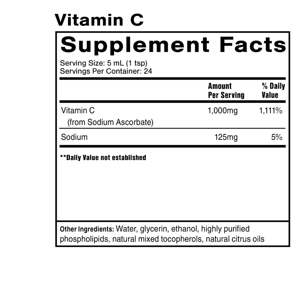 Vitamina C liposomada