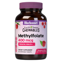 Thumbnail for EARTHSWEET CHEWABLES CELULAR ACTIVO METILFOLATO 400 mcg - Sabor Frambuesa