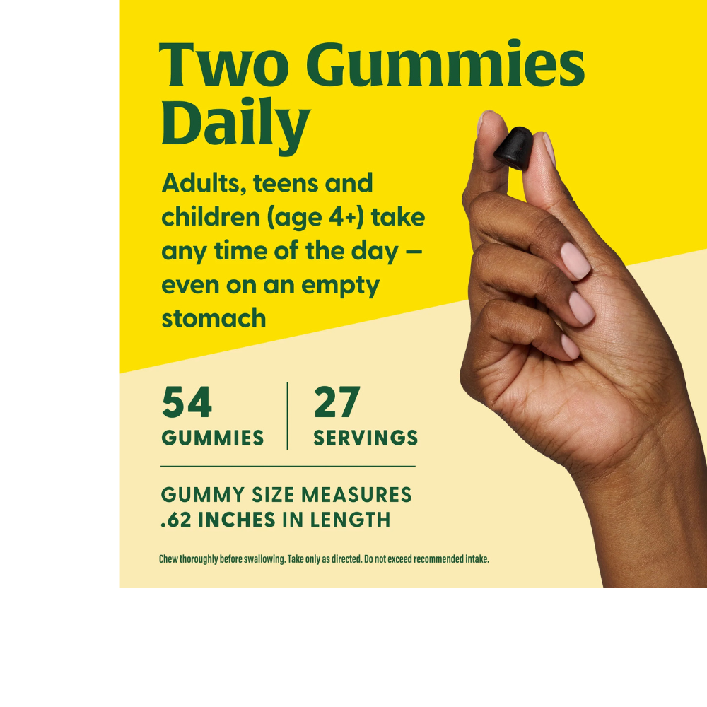 Gomitas de saúco para el apoyo inmunológico