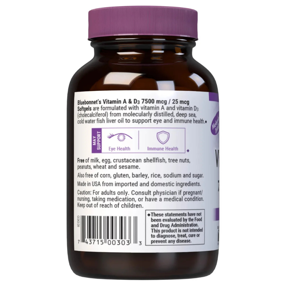 VITAMIN A & D3 7500 mcg / 25 mcg
