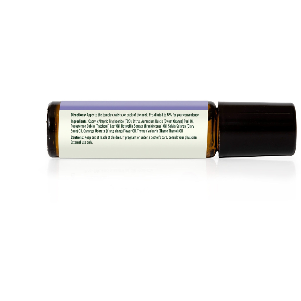 Mezcla de aceites esenciales para meditación con roll-on prediluido