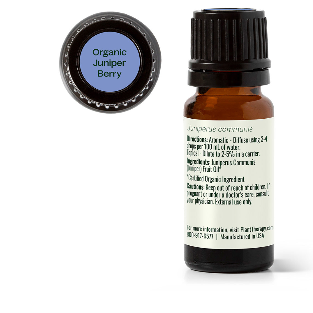 Aceite esencial orgánico de bayas de enebro