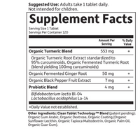 Thumbnail for Organics Extra Strength Turmeric Tablets