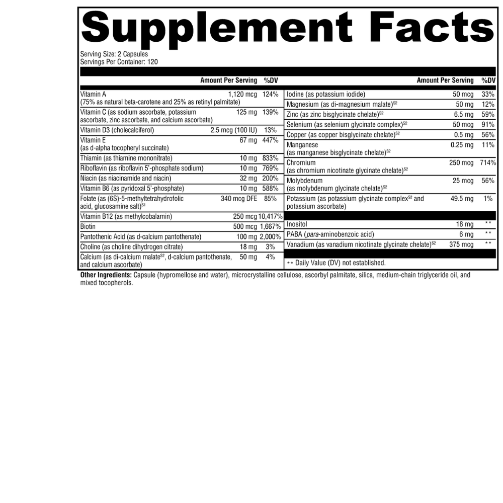 ActivNutrients sin hierro