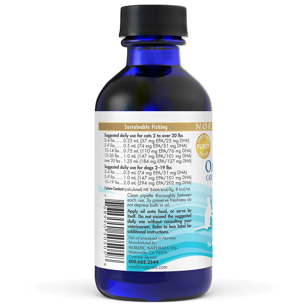 Omega-3 Pet, Cats and Small Breed Dogs