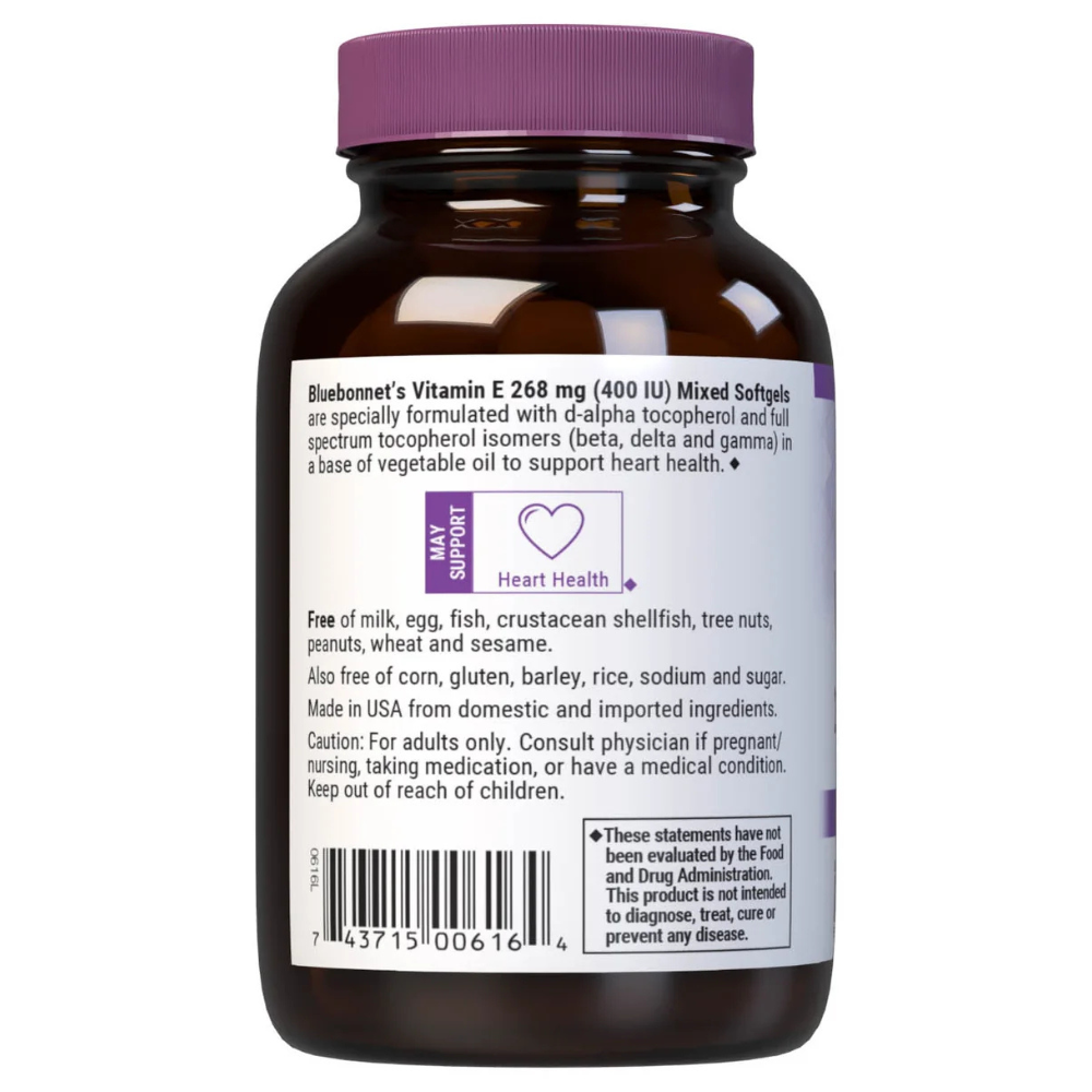 VITAMINA E 400 UI d-ALFA Y TOCOFEROLES MIXTOS