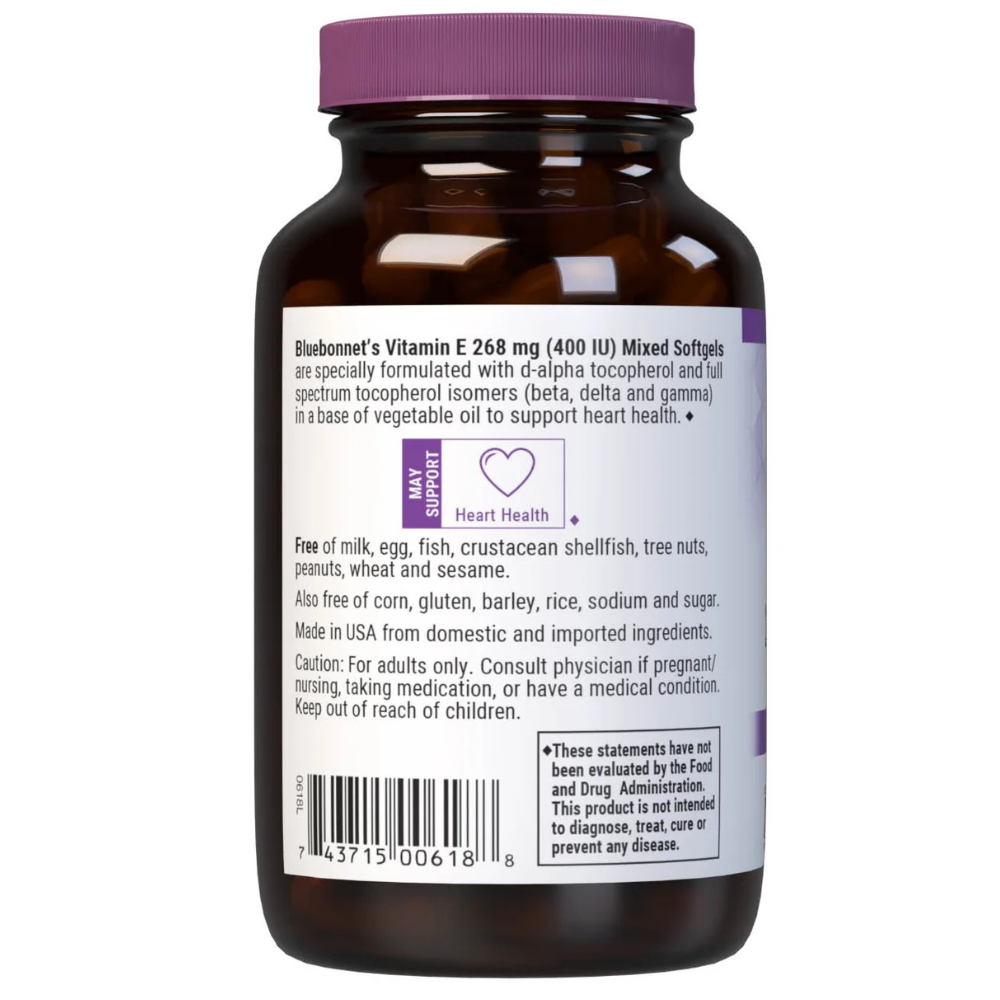 VITAMINA E 400 UI d-ALFA Y TOCOFEROLES MIXTOS