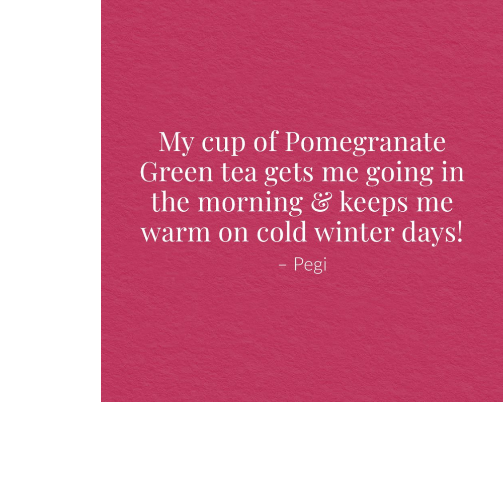 Pomegranate Green SuperFruit Tea Bags