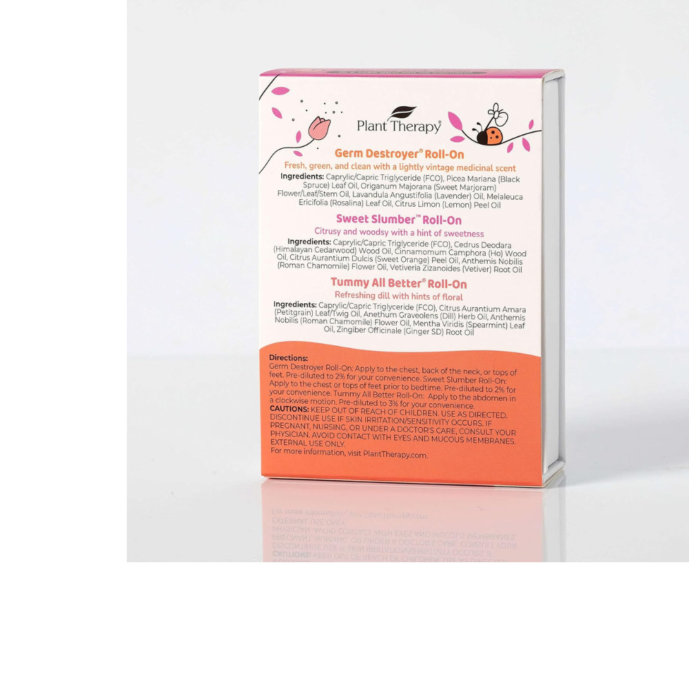 Travel KidSafe Pre-Diluted Pure Essential Oil Roll-On Blend Set