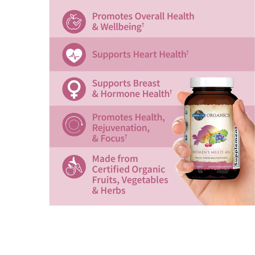 Organics Women's 40+ Multi Tablets