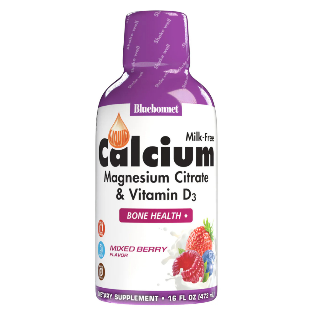 Liquid Calcium Magnesium Citrate & Vitamin D3, Mixed Berry Flavor
