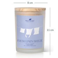 Thumbnail for Fresh Linen Breeze Naturally Scented Candle