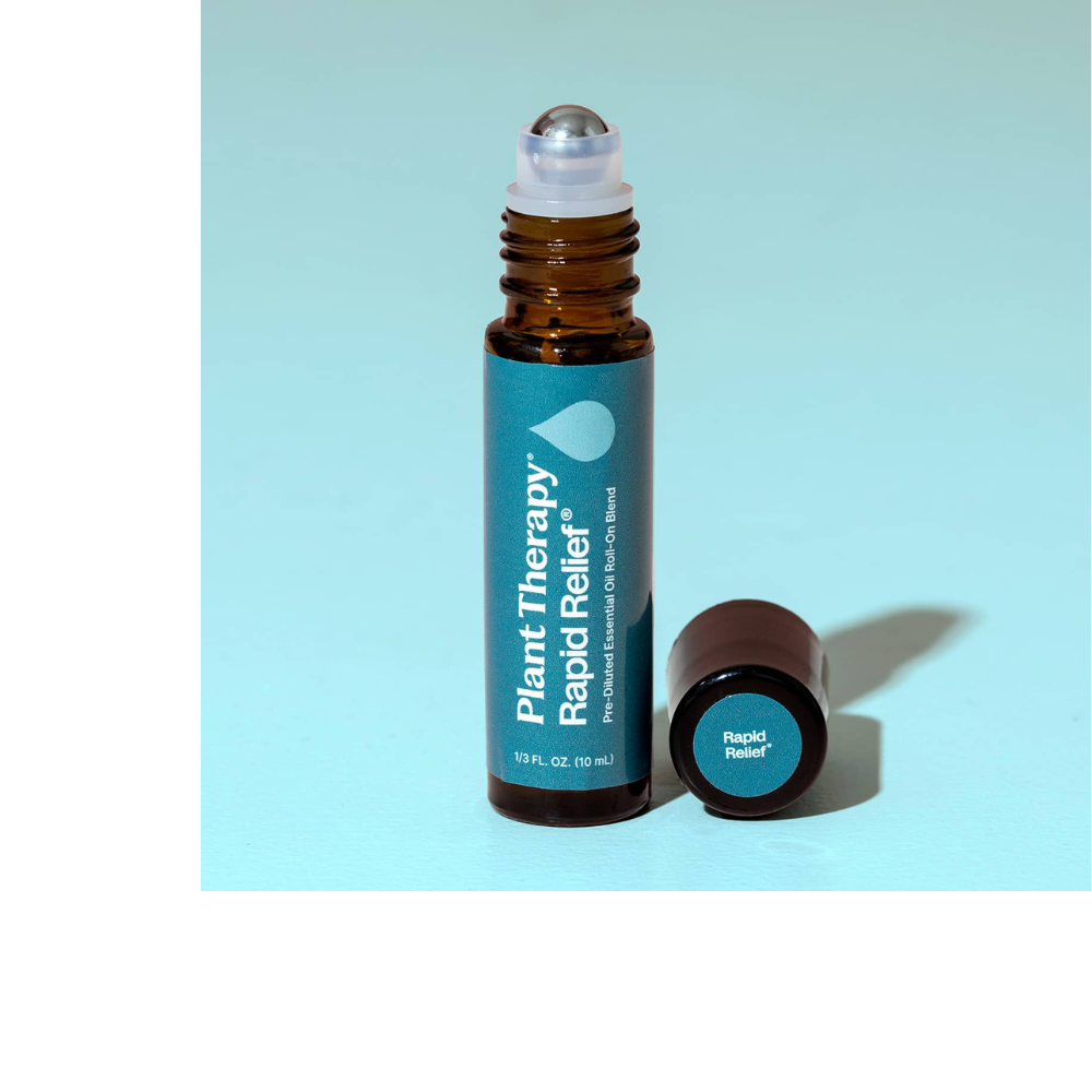 Mezcla de Aceites Esenciales de Alivio Rápido, Roll-On Pre-Diluido