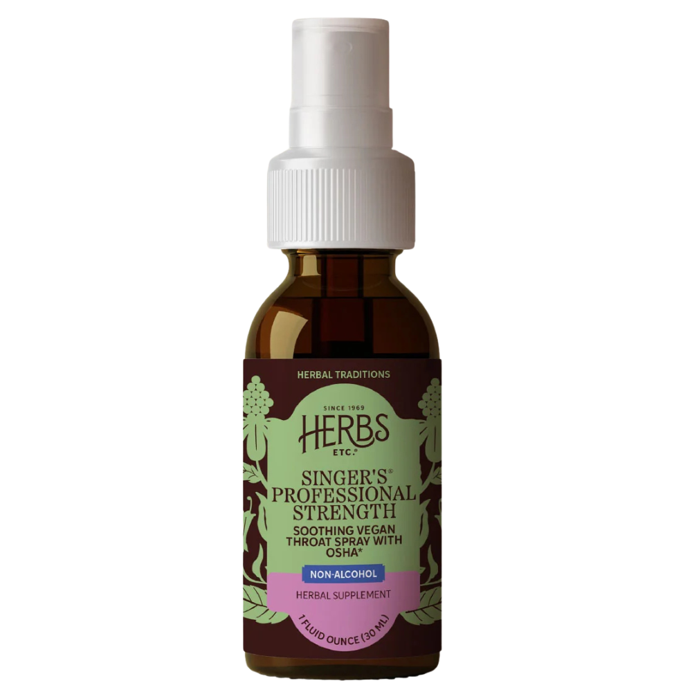 Spray sin alcohol de fuerza profesional Singer's Saving Grace