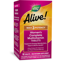Thumbnail for Alive! Max3 Potency Women's Complete Multivitamin