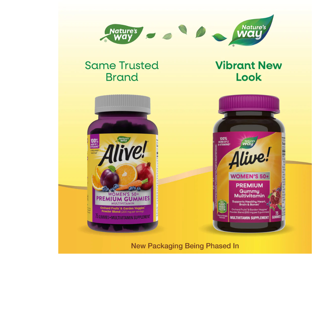 Alive! Premium Women’s 50+ Gummy Multivitamin