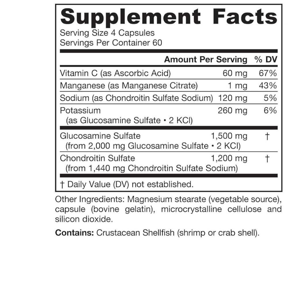 Glucosamine + Chondroitin