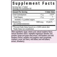Thumbnail for EARTHSWEET MASTICABLES METILCOBALAMINA CELULAR ACTIVA 1000 mcg - Sabor Frambuesa