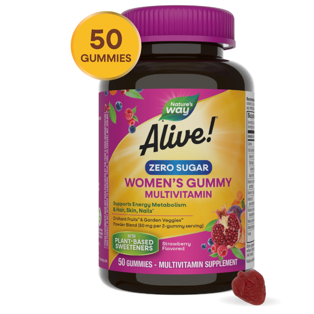 Alive! Zero Sugar Women's Gummy Multivitamin