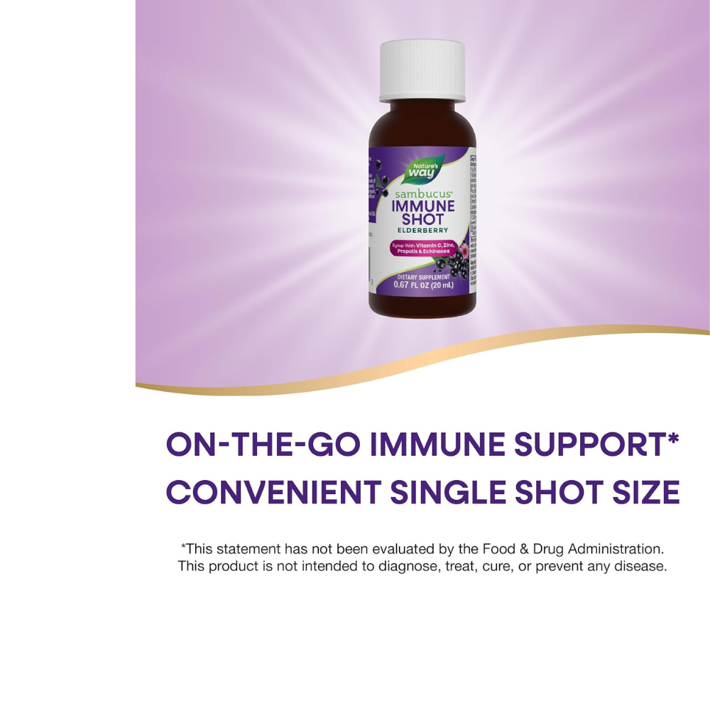 Sambucus Standardized Elderberry Single Shot Immune Syrup