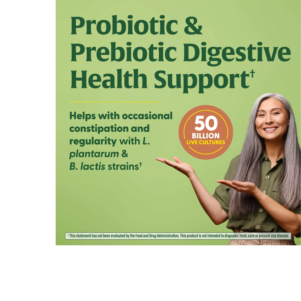 MegaFlora Probiotic + Prebiotic with Turmeric