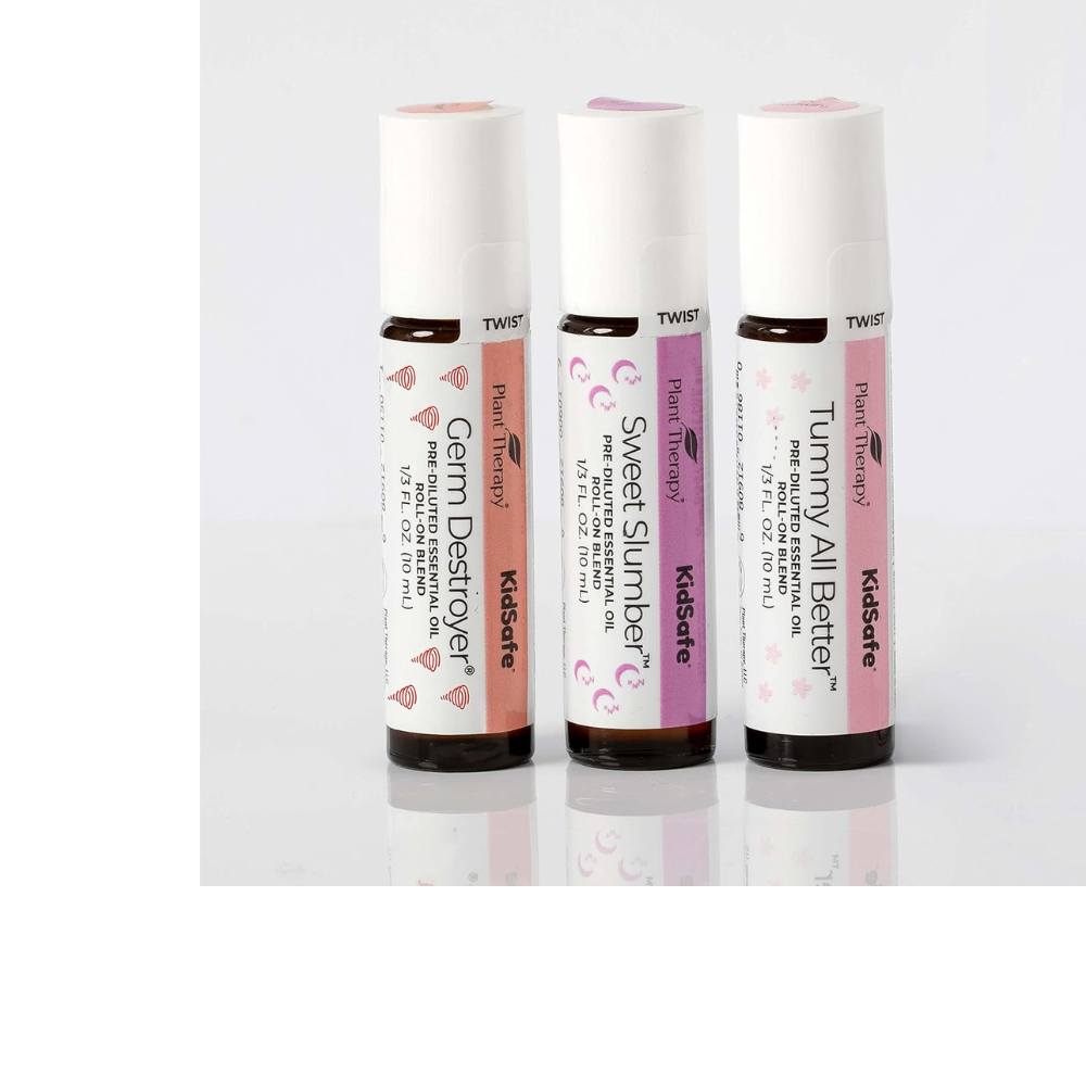 Travel KidSafe Pre-Diluted Pure Essential Oil Roll-On Blend Set