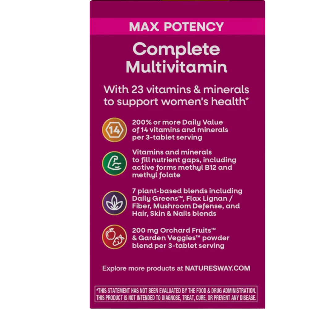 Alive! Max3 Potency Women's Complete Multivitamin