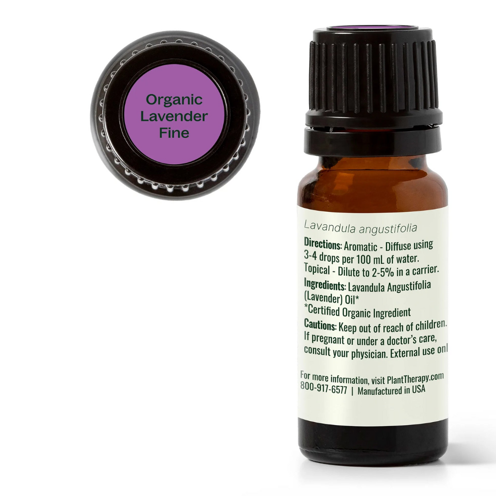 Aceite Esencial Puro de Lavanda Fina Orgánica