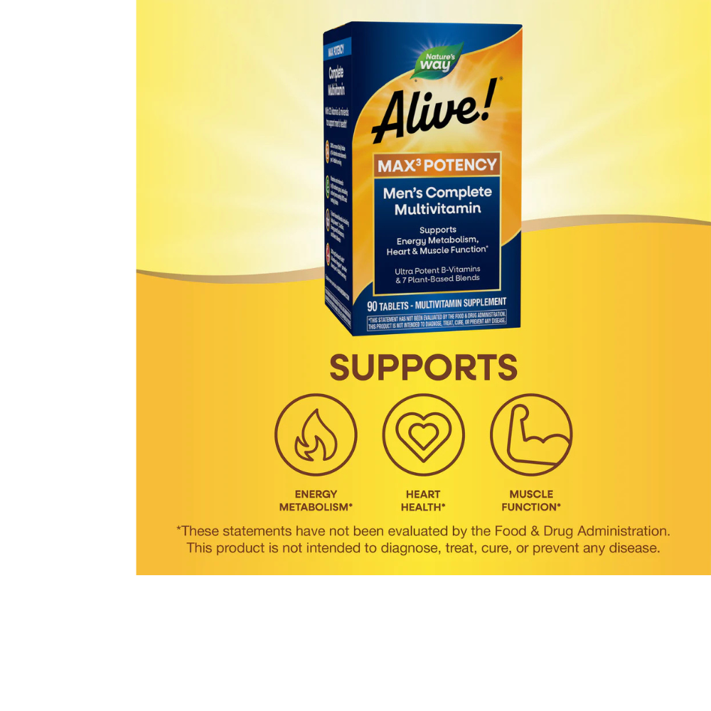 Alive! Men’s Max3 Daily Multivitamin