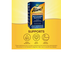 Thumbnail for Alive! Men’s Max3 Daily Multivitamin