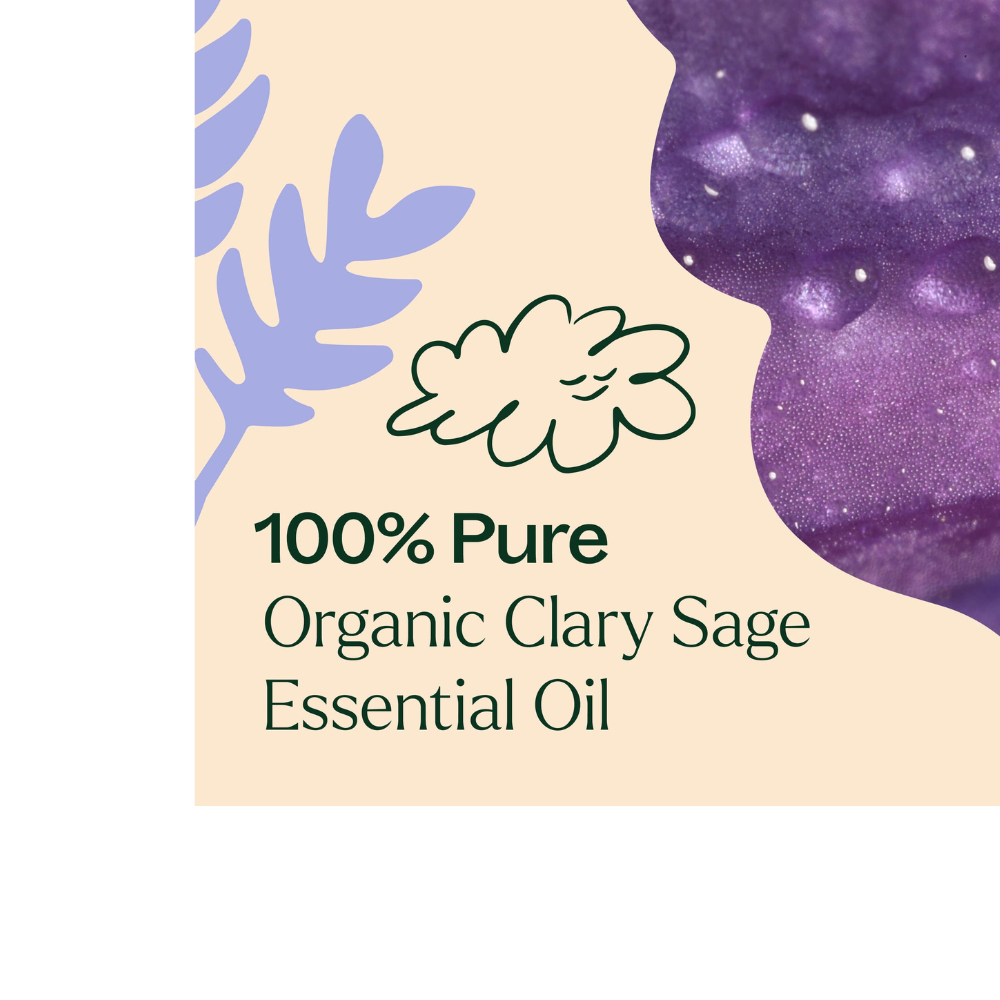 Aceite esencial de salvia sclarea orgánico