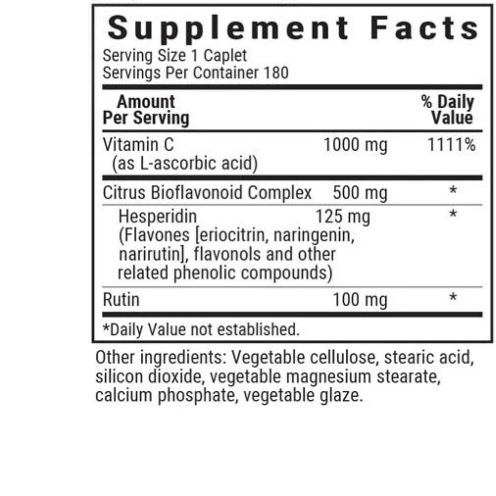 Vitamina C 1000 mg Más Bioflavonoides